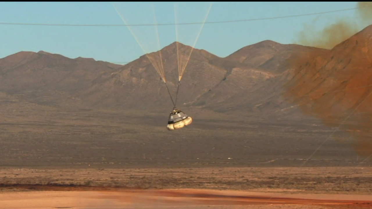 Pad Abort Test landolás